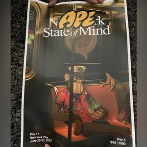 Apefest day 3 poster NIB Bored Ape Yacht Club